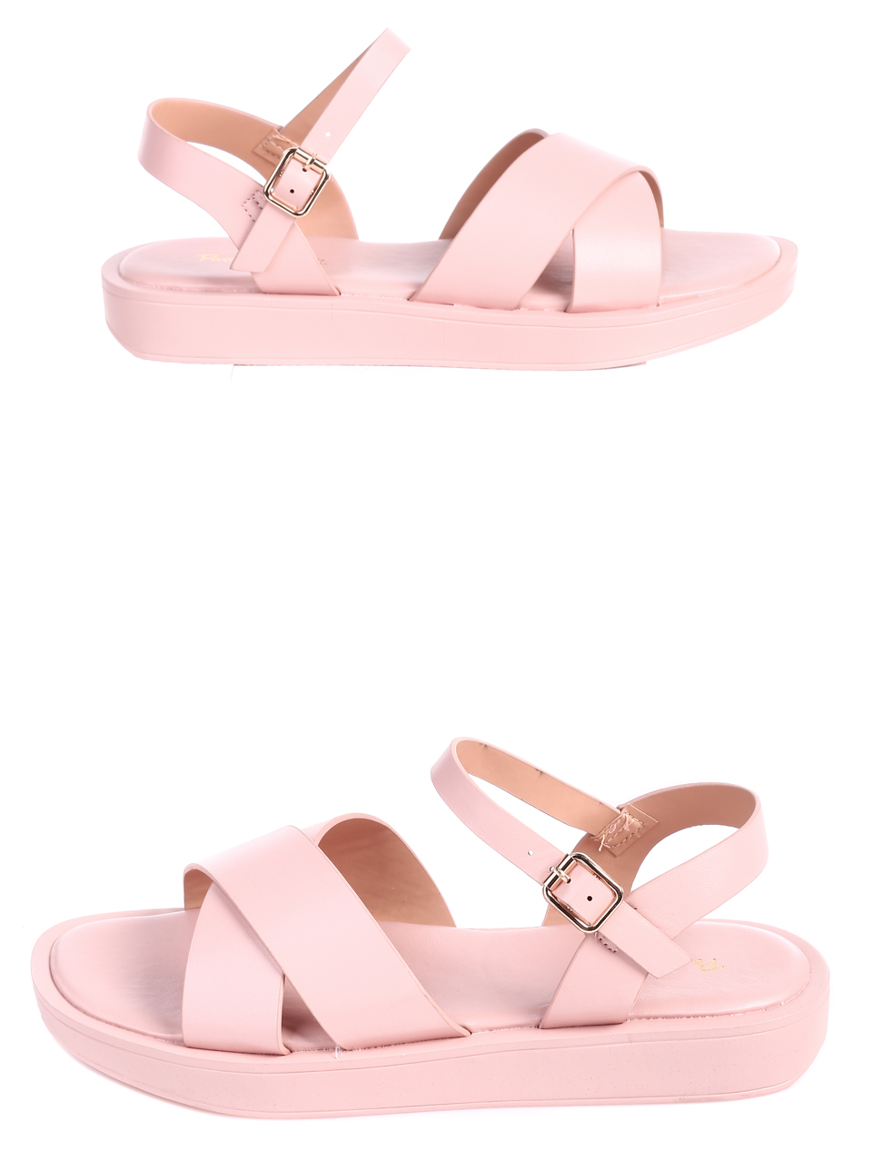 Ежедневни дамски сандали в розово 4C-22159 pink