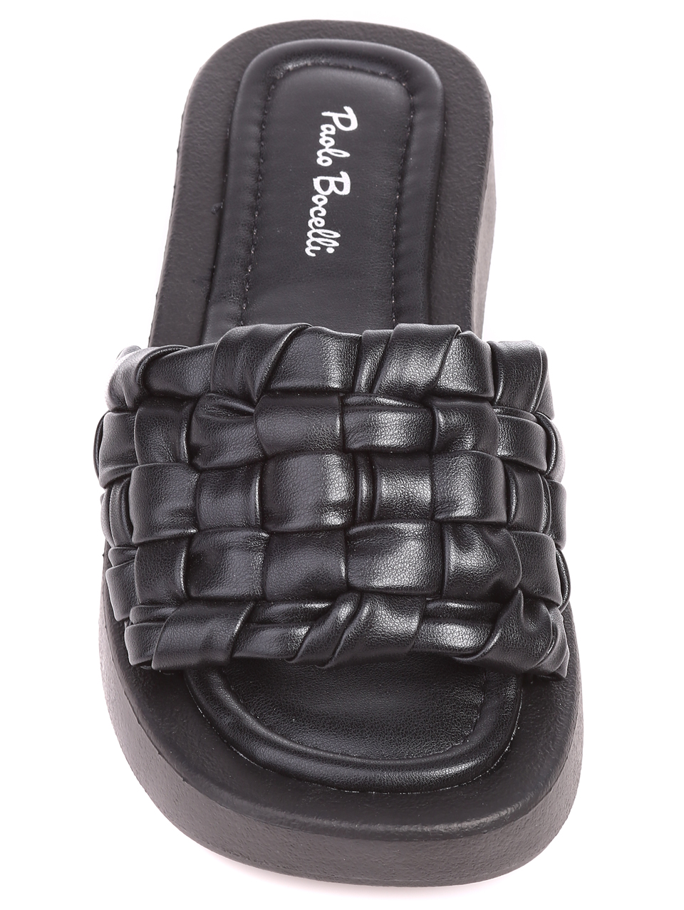 Ежедневни дамски комфортни чехли в черно 5C-22162 black