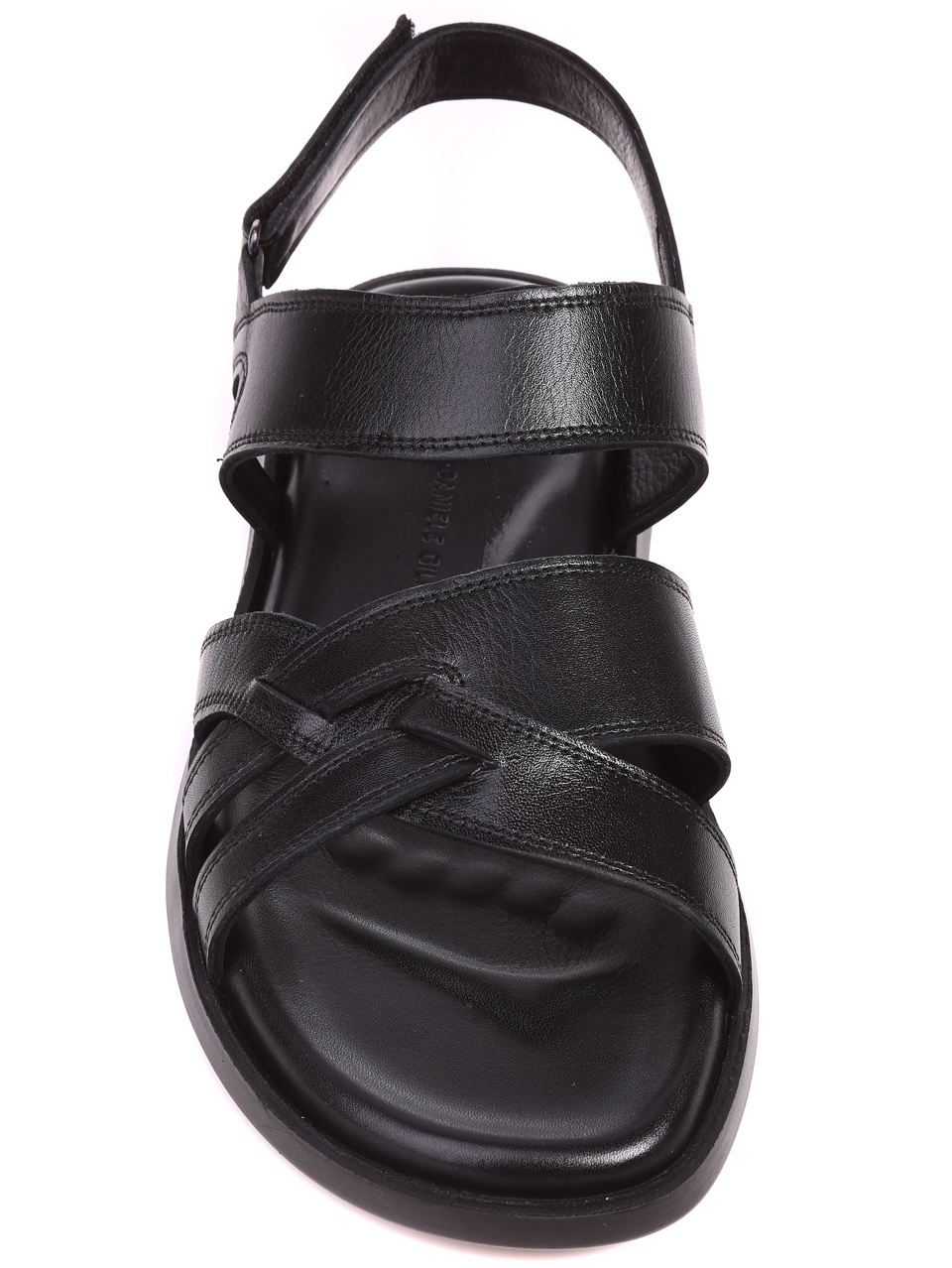 Ежедневни мъжки сандали от естествена кожа 8AT-22347 black