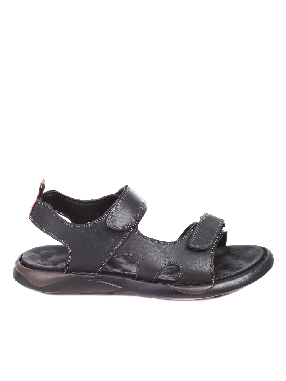 Ежедневни мъжки сандали от естествена кожа 8N-22276 black