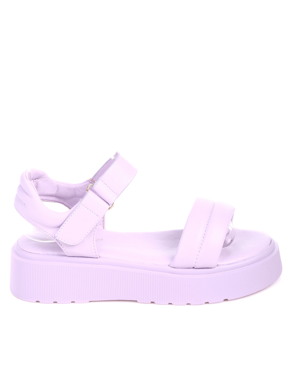 Ежедневни дамски сандали на платформа 4A-22264 purple