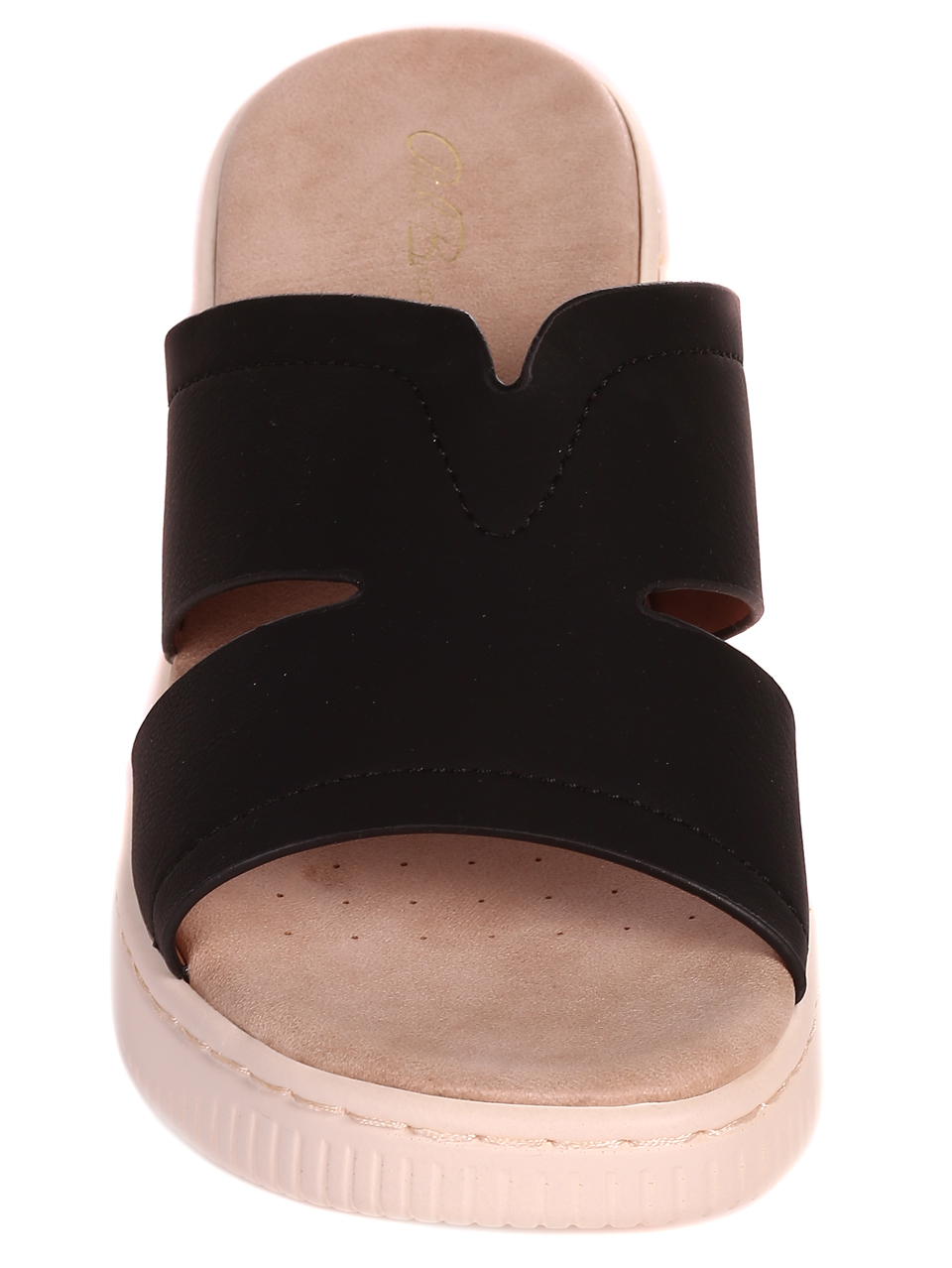 Ежедневни дамски комфортни чехли 5H-22245 black