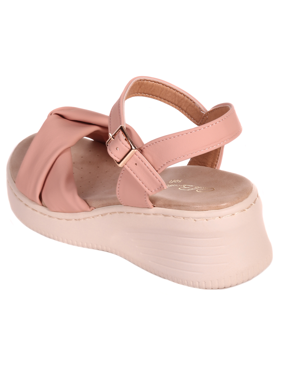 Ежедневни дамски сандали на платформа 4H-22246 pink
