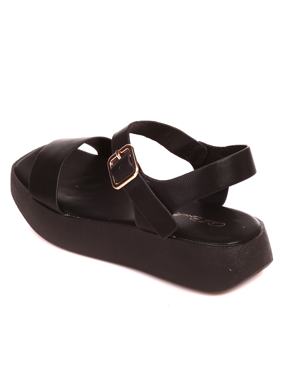 Ежедневни дамски сандали на платформа 4H-22258 black
