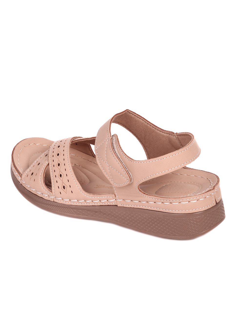 Ежедневни дамски комфортни сандали 4H-23128 beige (22240)