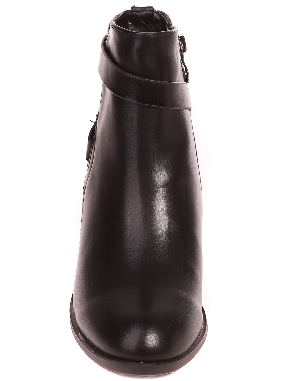 Елегантни дамски боти на ток в черно 2M-22502 black