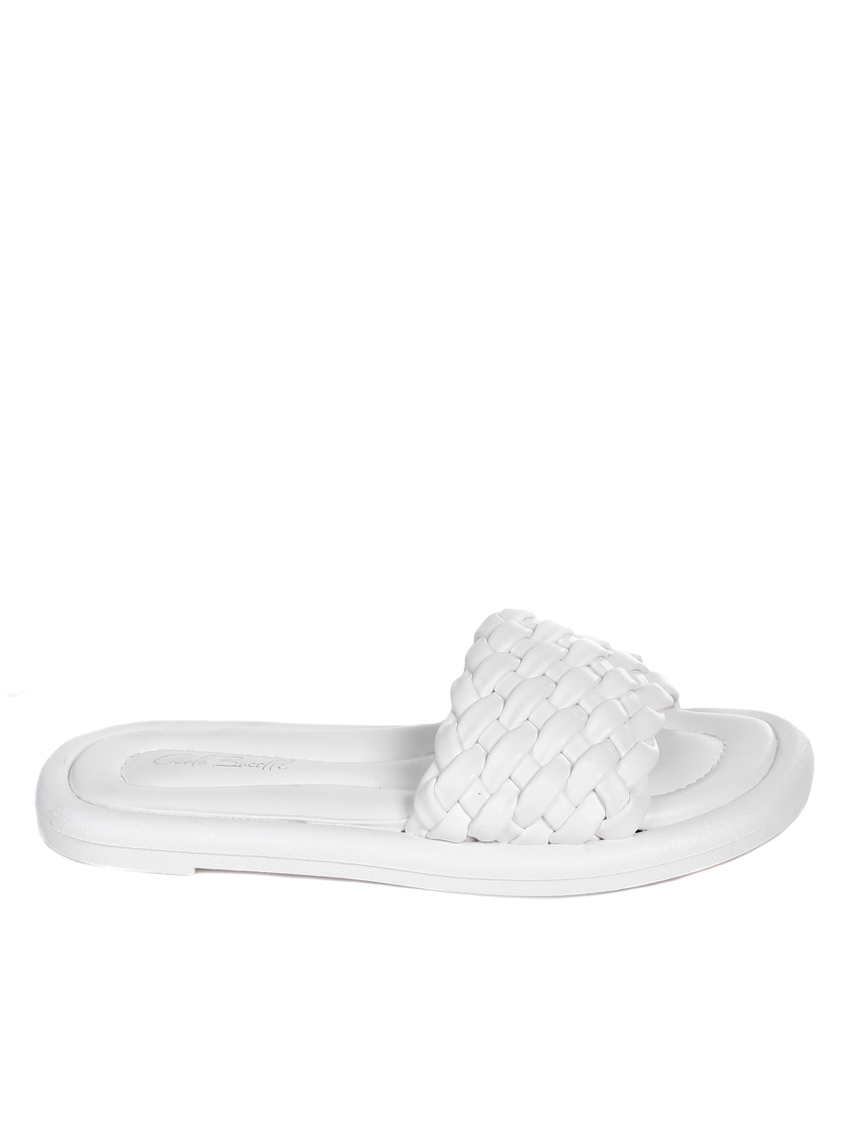 Ежедневни дамски комфортни чехли 5H-22252 white