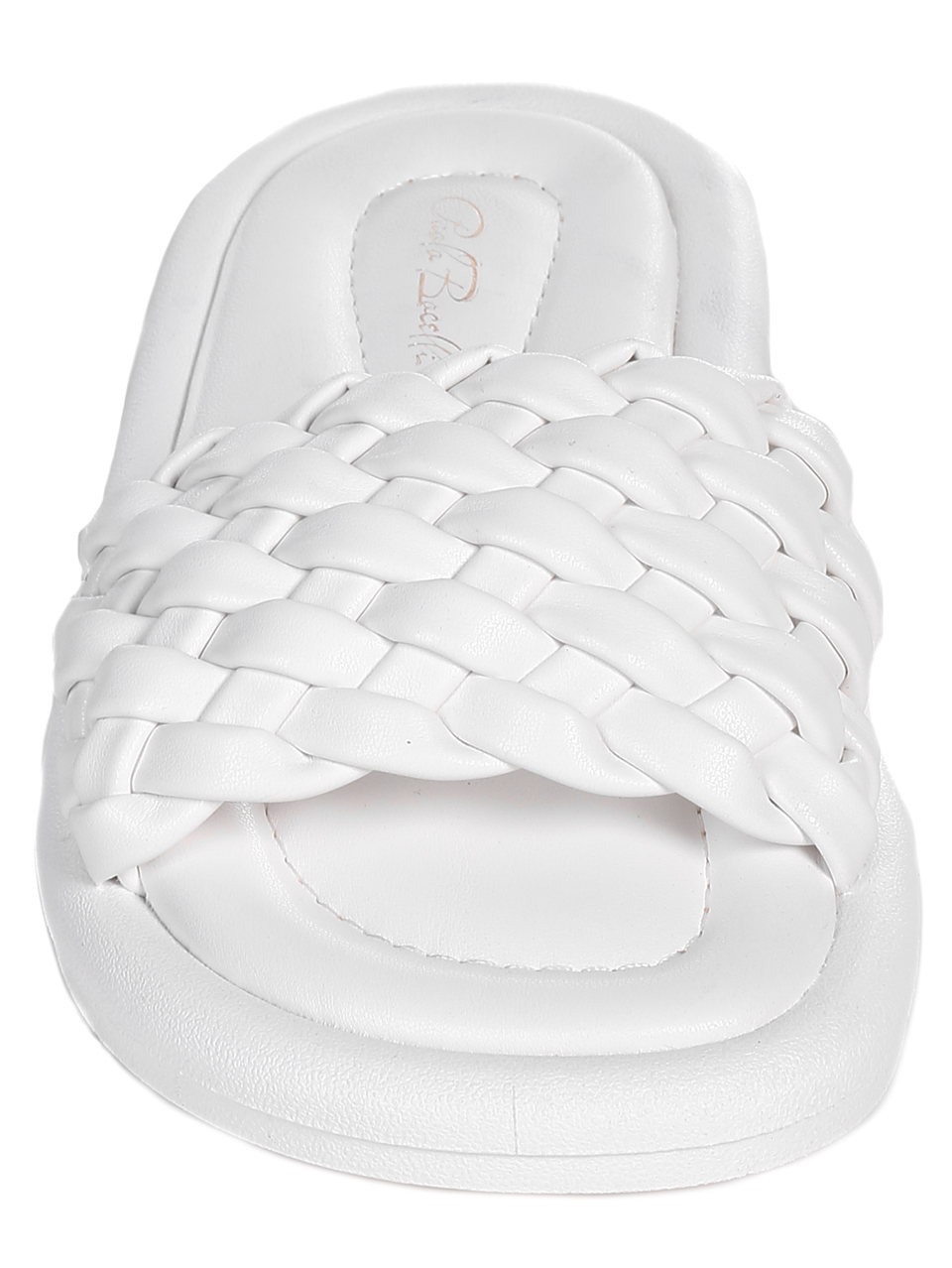 Ежедневни дамски комфортни чехли 5H-22252 white
