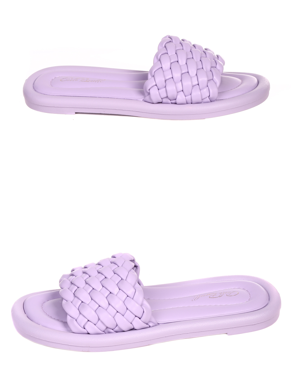 Ежедневни дамски комфортни чехли 5H-22252 purple