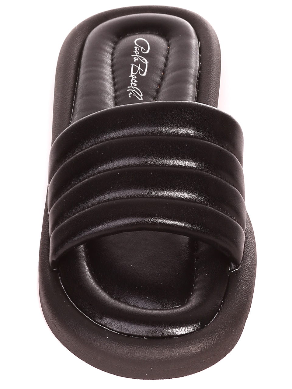 Ежедневни дамски комфортни чехли 5H-22253 black