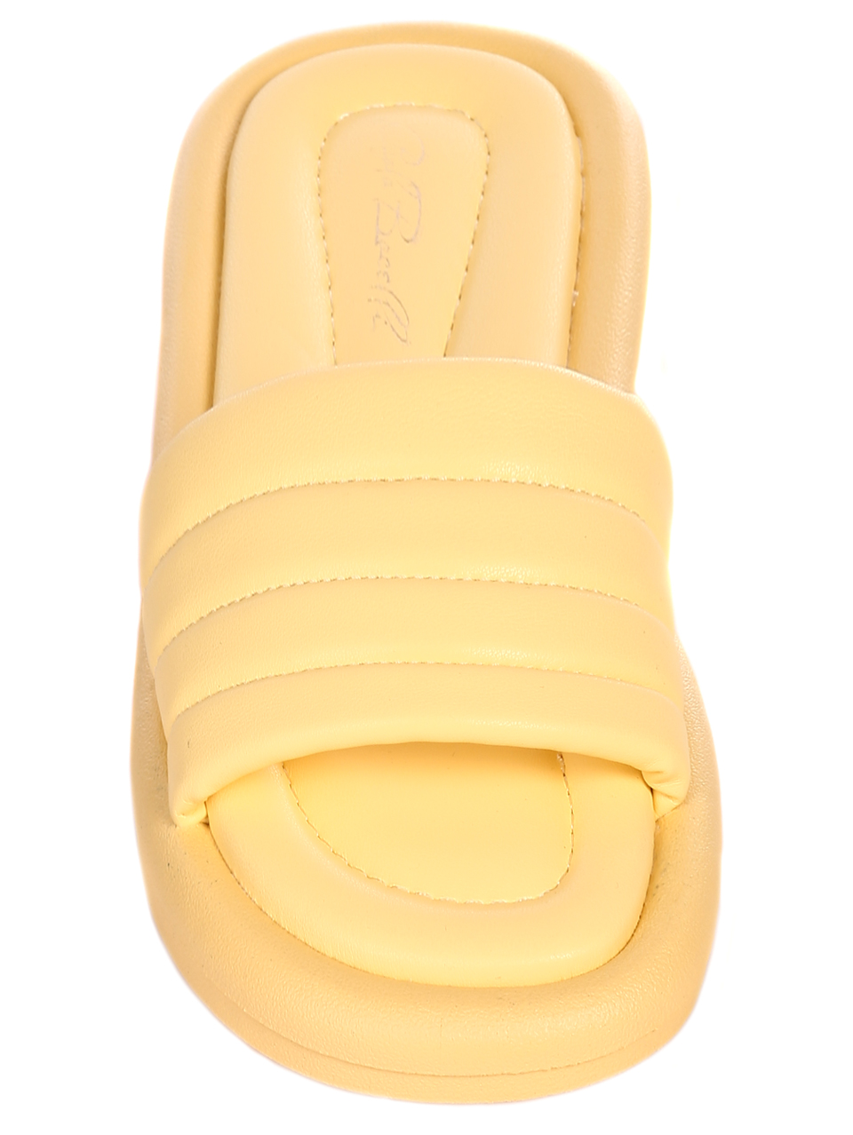 Ежедневни дамски комфортни чехли 5H-22253 yellow