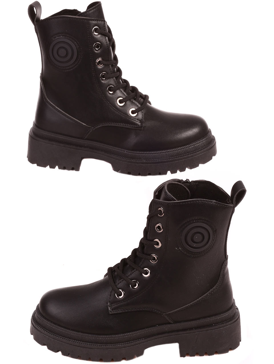 Ежедневни дамски боти в черно 2U-22533 black