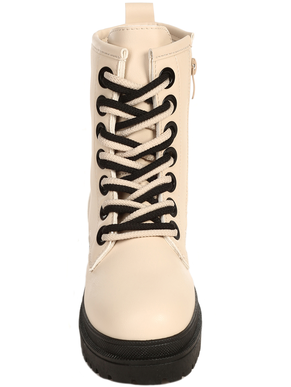 Ежедневни дамски боти в бежово 2U-22534 beige