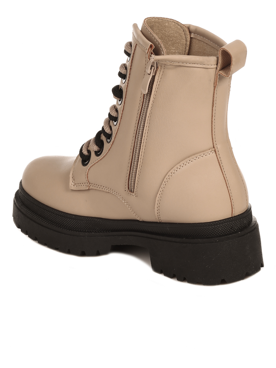 Ежедневни дамски боти в цвят каки 2U-22534 khaki