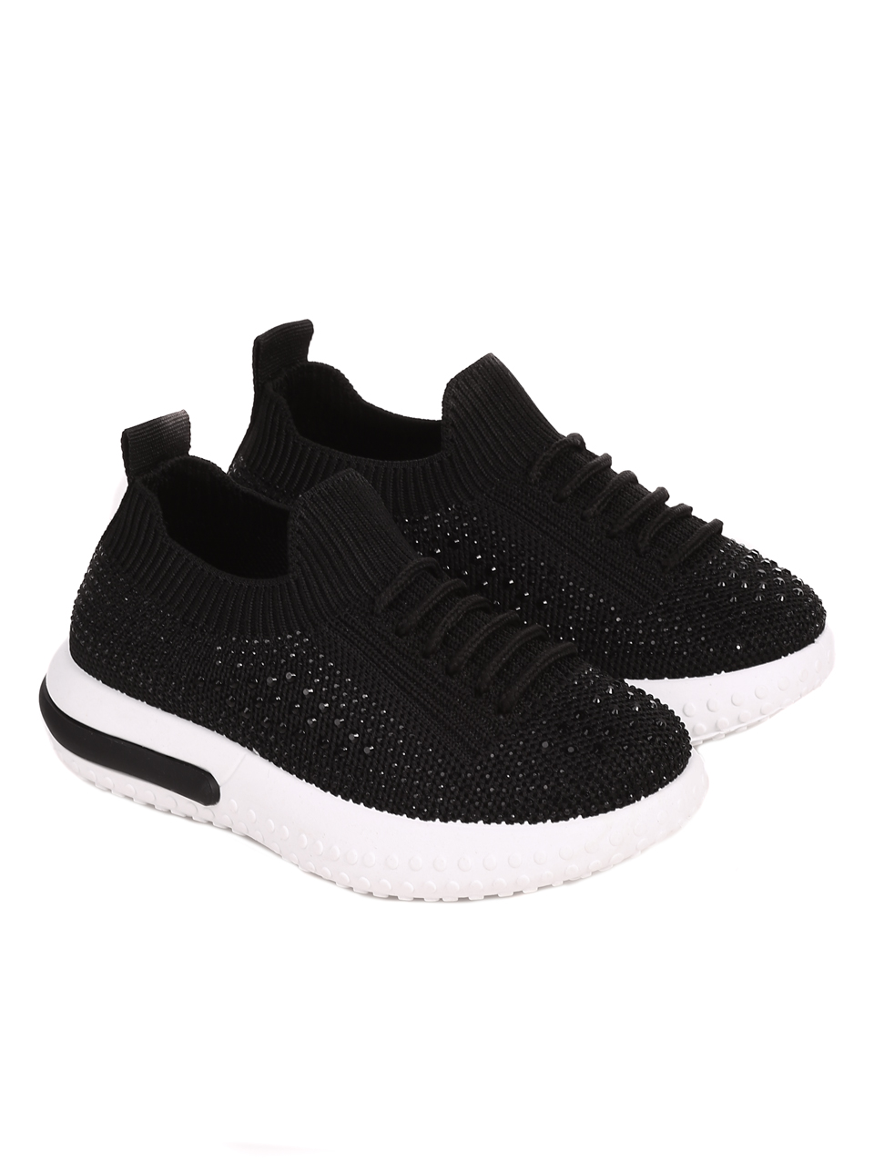 Ежедневни детски обувки в черно 18U-22055 black