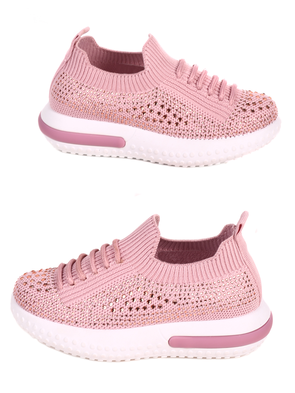 Ежедневни детски обувки в розово 18U-22055 pink