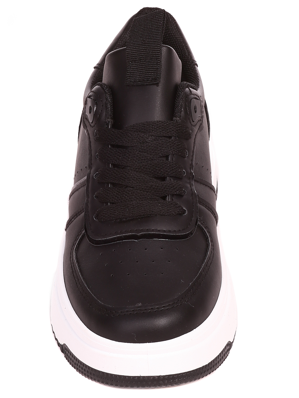 Ежедневни дамски кецове на платформа 3U-22537 all black