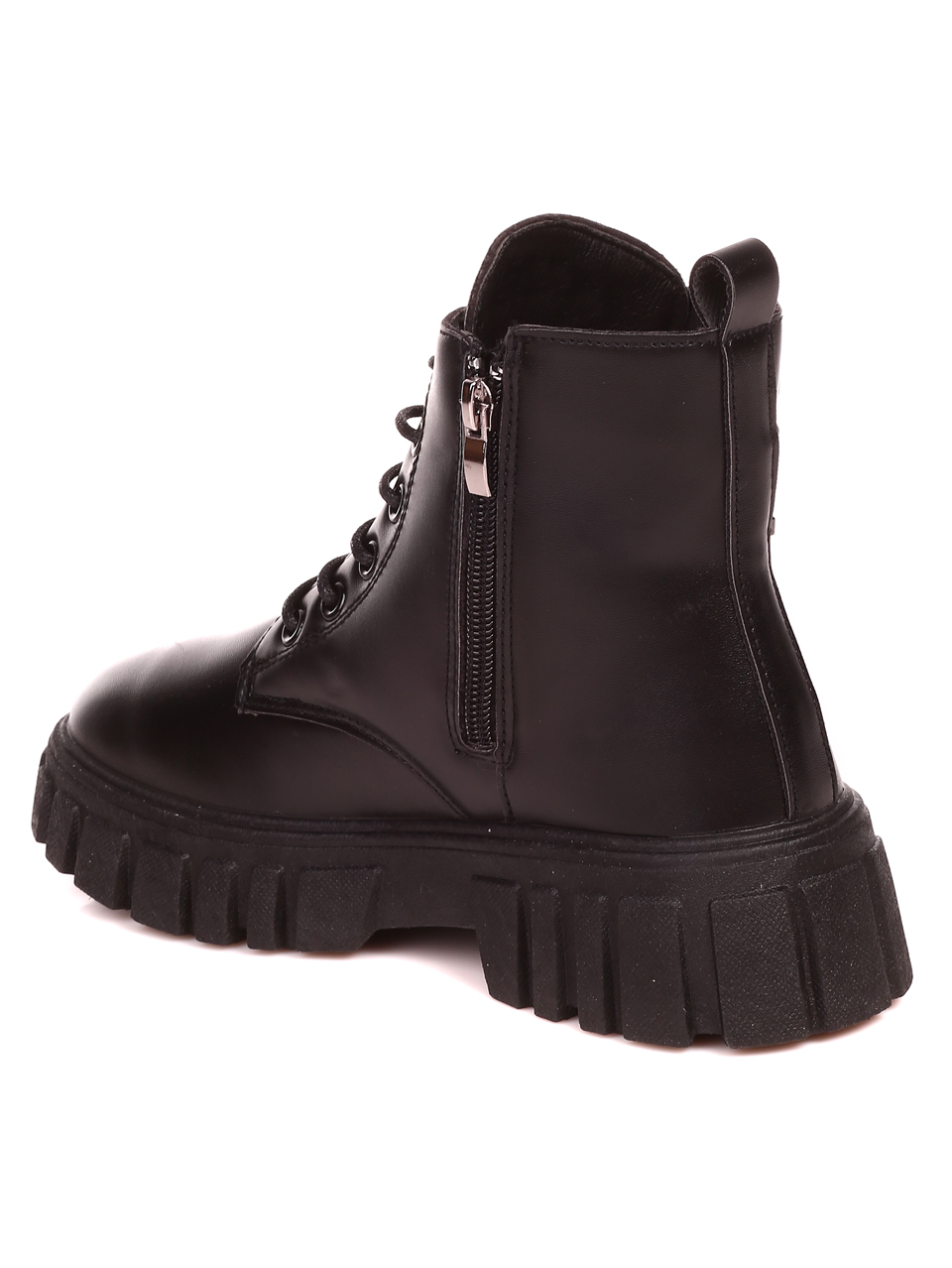 Ежедневни дамски боти в черно 2U-22549 black