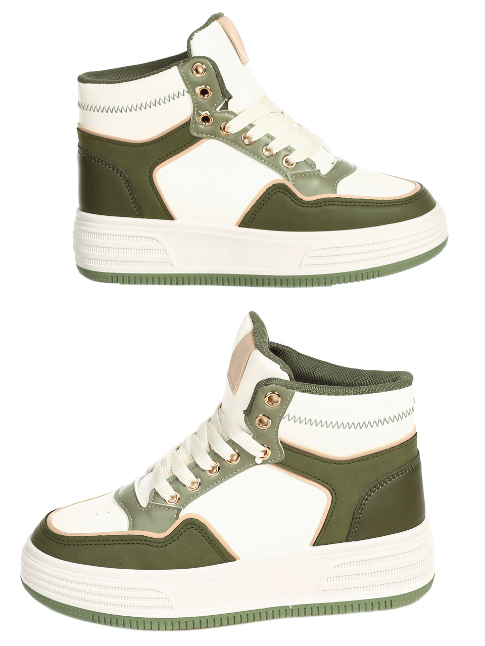 Ежедневни дамски боти в зелено 2U-22552 green