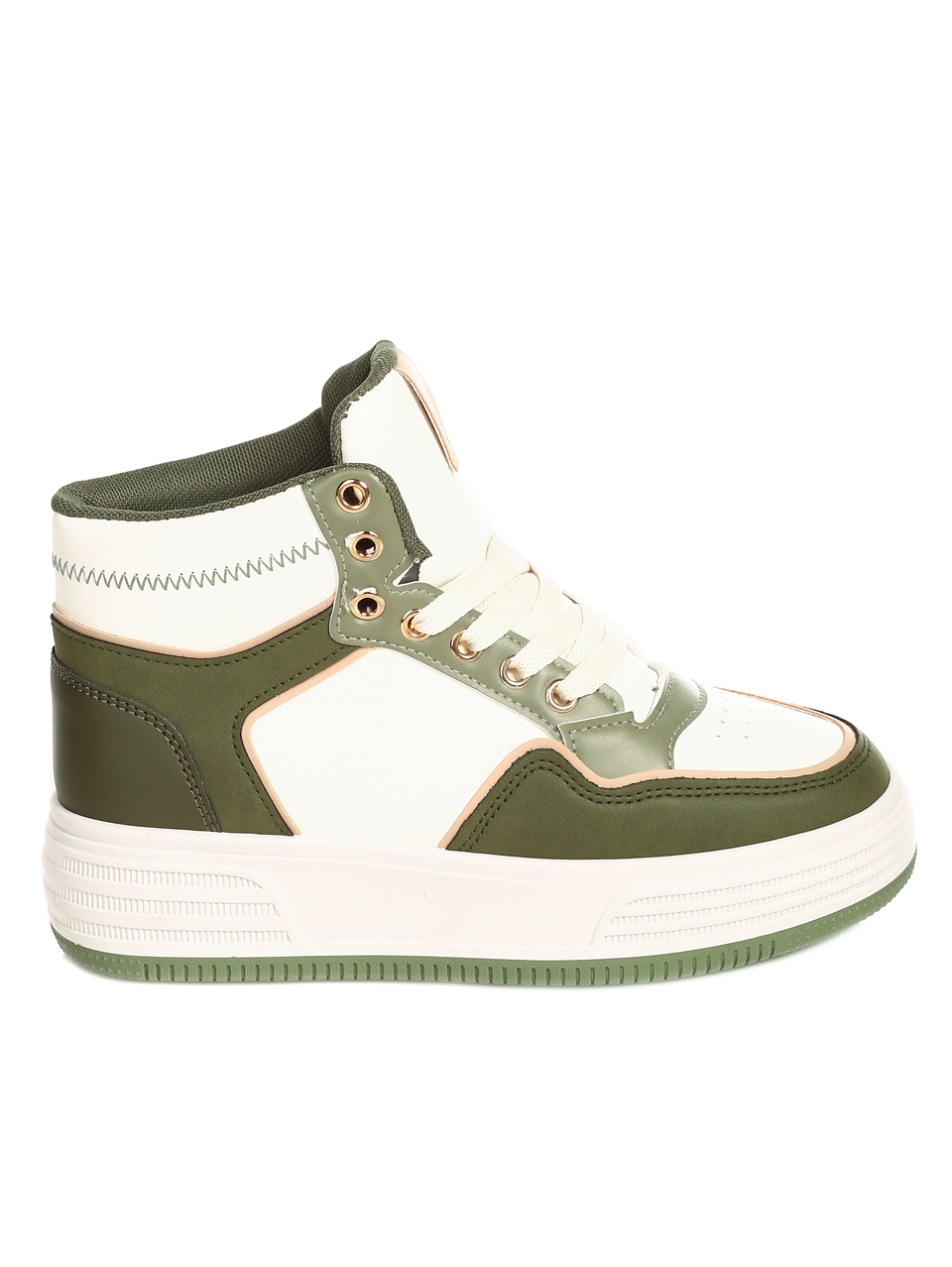Ежедневни дамски боти в зелено 2U-22552 green