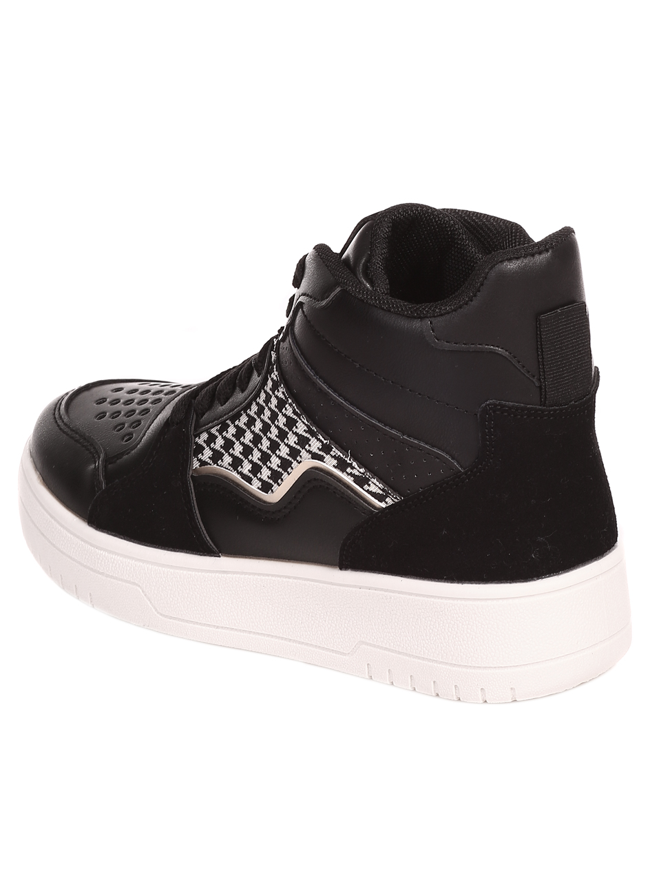 Ежедневни дамски боти в черно 2U-22592 black