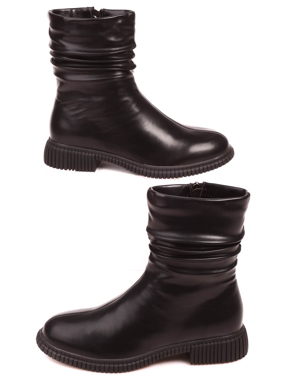 Ежедневни дамски боти в черно YYQ21AW-244A black