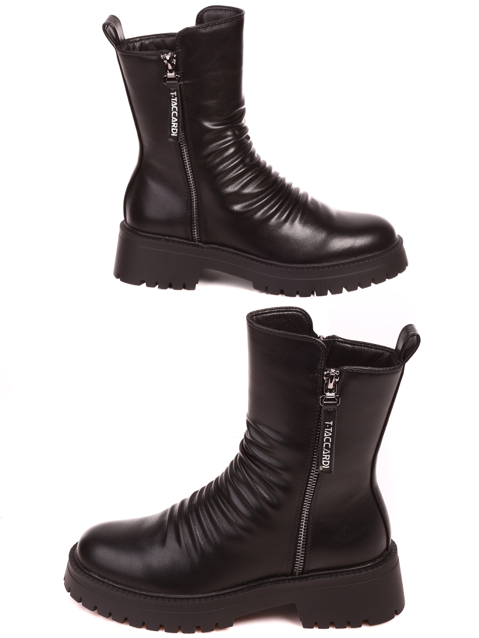 Ежедневни дамски боти в черно YYQ21AW-398A black