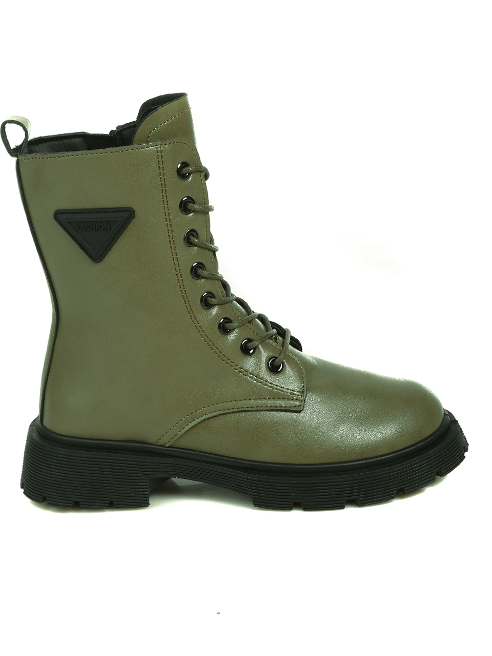 Ежедневни дамски боти в цвят каки 2U-22542 khaki