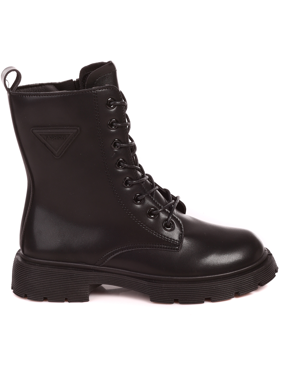 Ежедневни дамски боти в черно 2U-22542 black