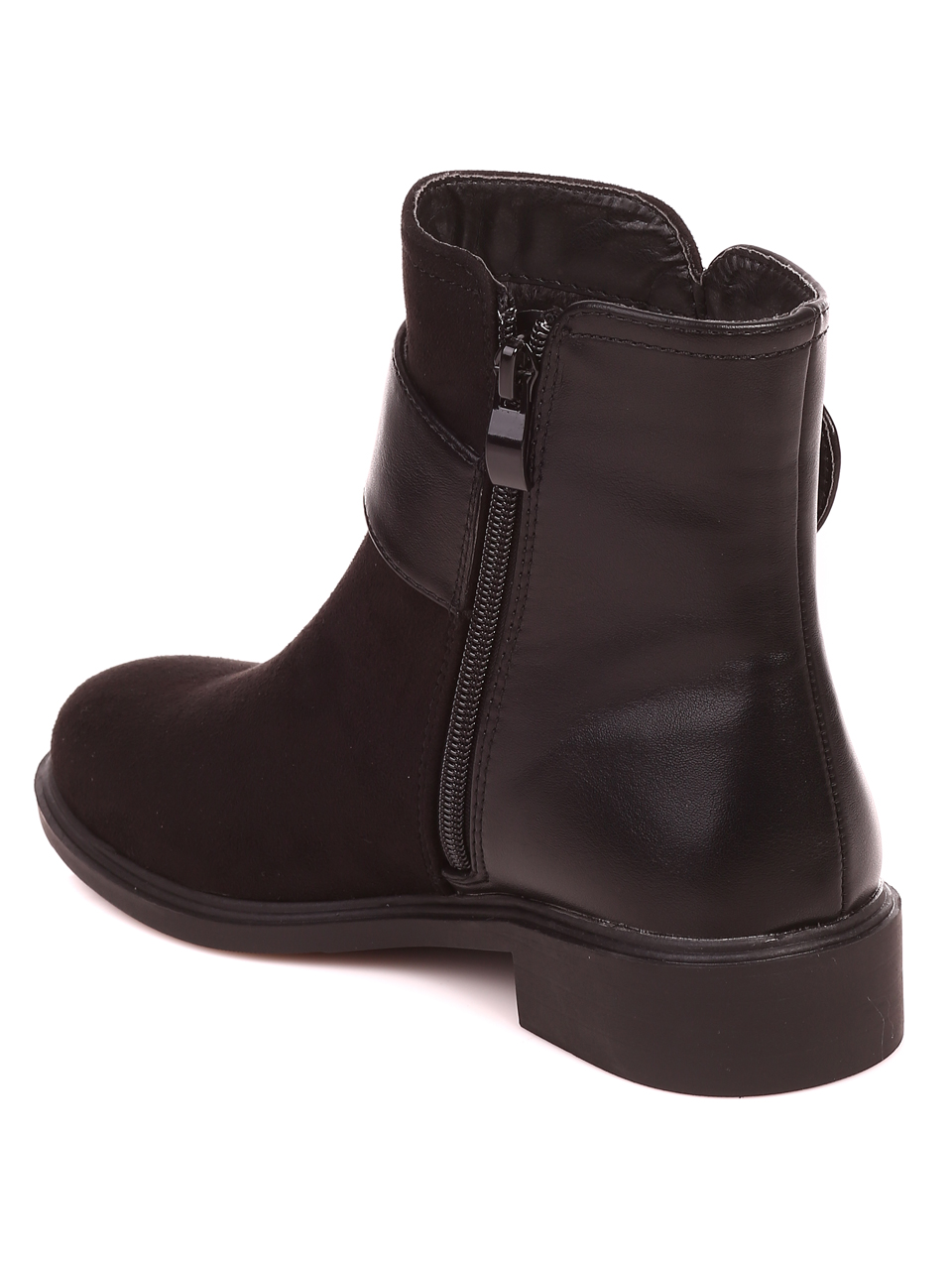 Ежедневни дамски боти в черно 2M-22582 black