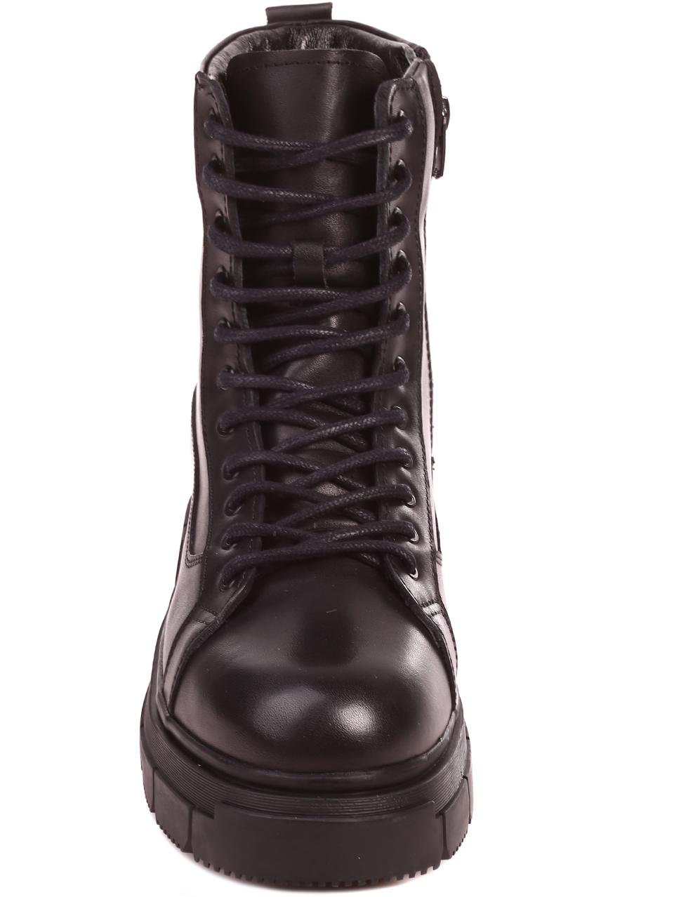 Ежедневни мъжки боти от естествена кожа 6AT-22701 black