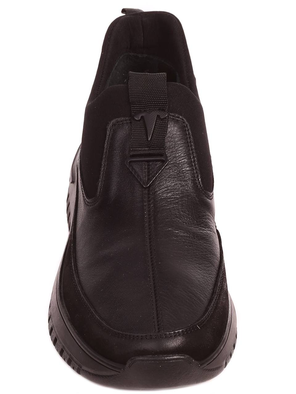 Ежедневни мъжки обувки от естествена кожа 7AT-22688 black