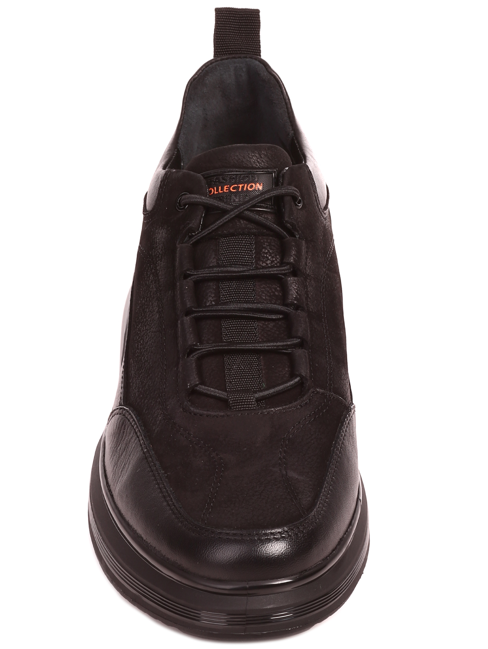 Ежедневни мъжки обувки от естествена кожа 7AT-22691 black