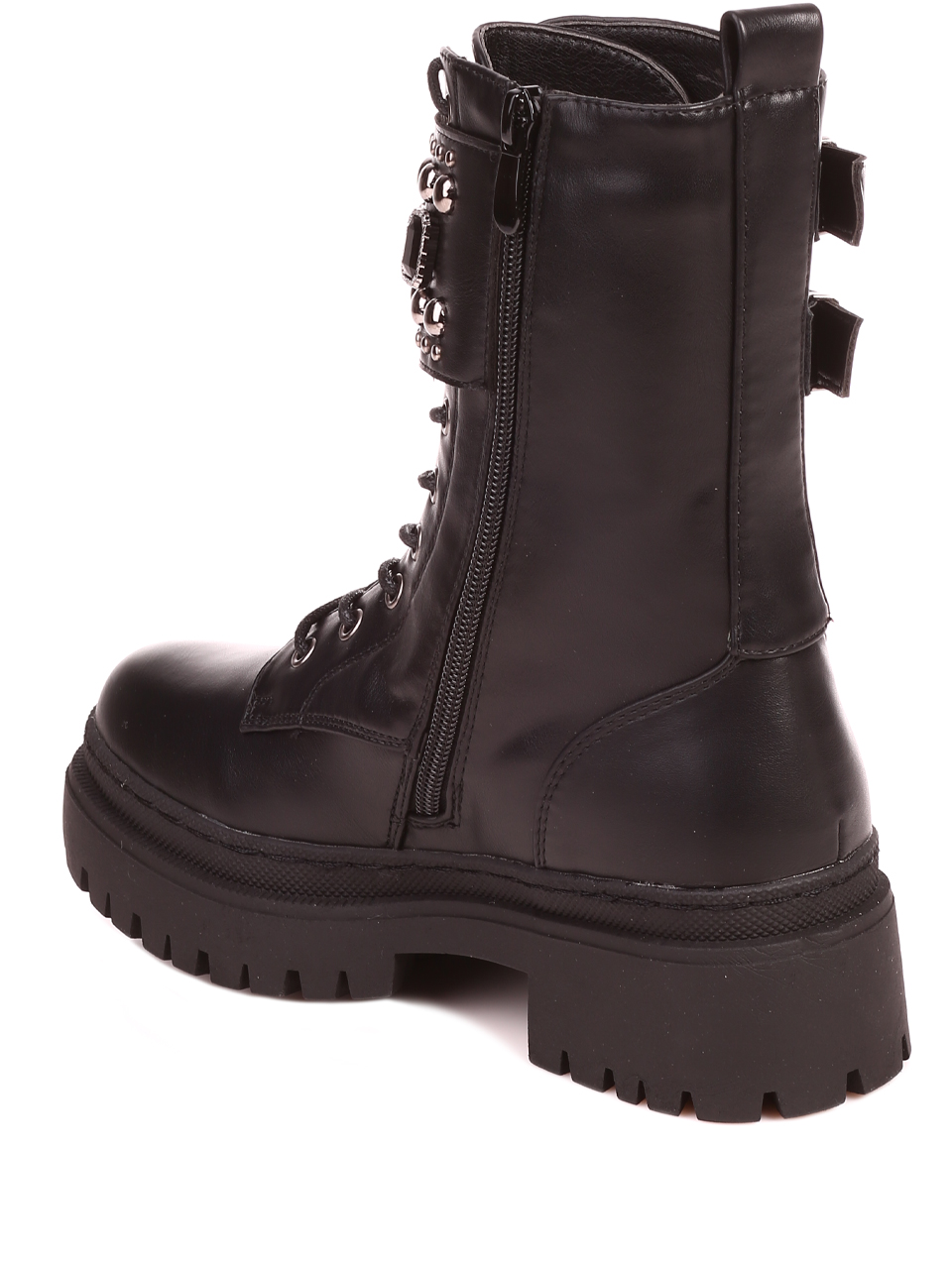 Ежедневни дамски боти в черно 2R-22506 black