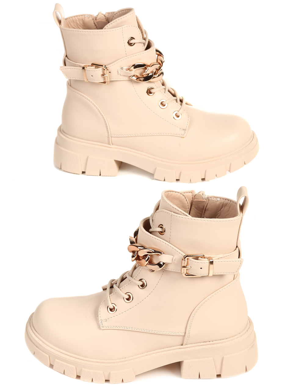 Ежедневни детски боти в бежово 19R-22560 beige