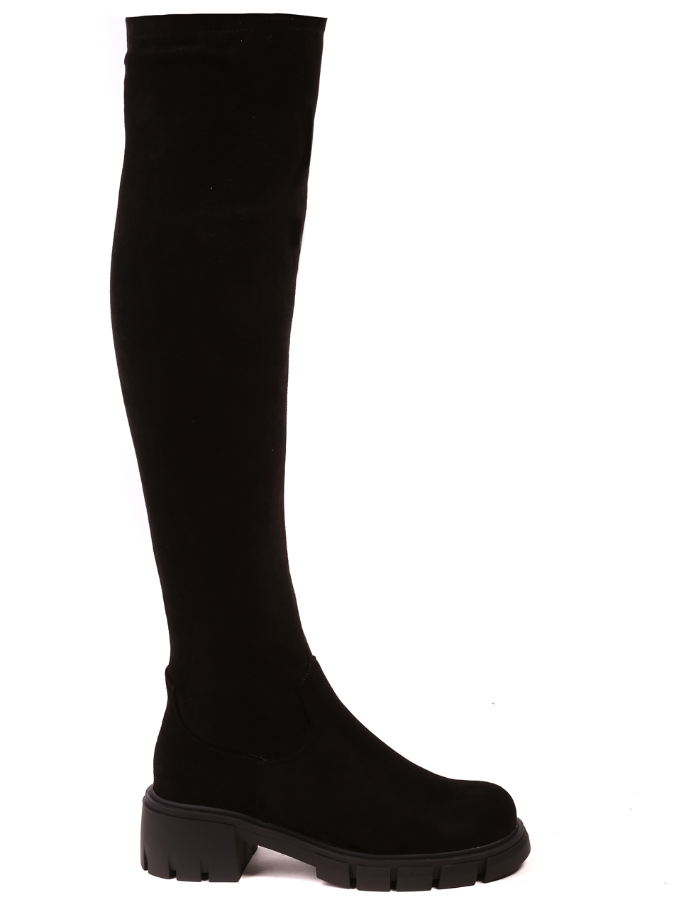 Ежедневни дамски ботуши в черно 1R-22504 black