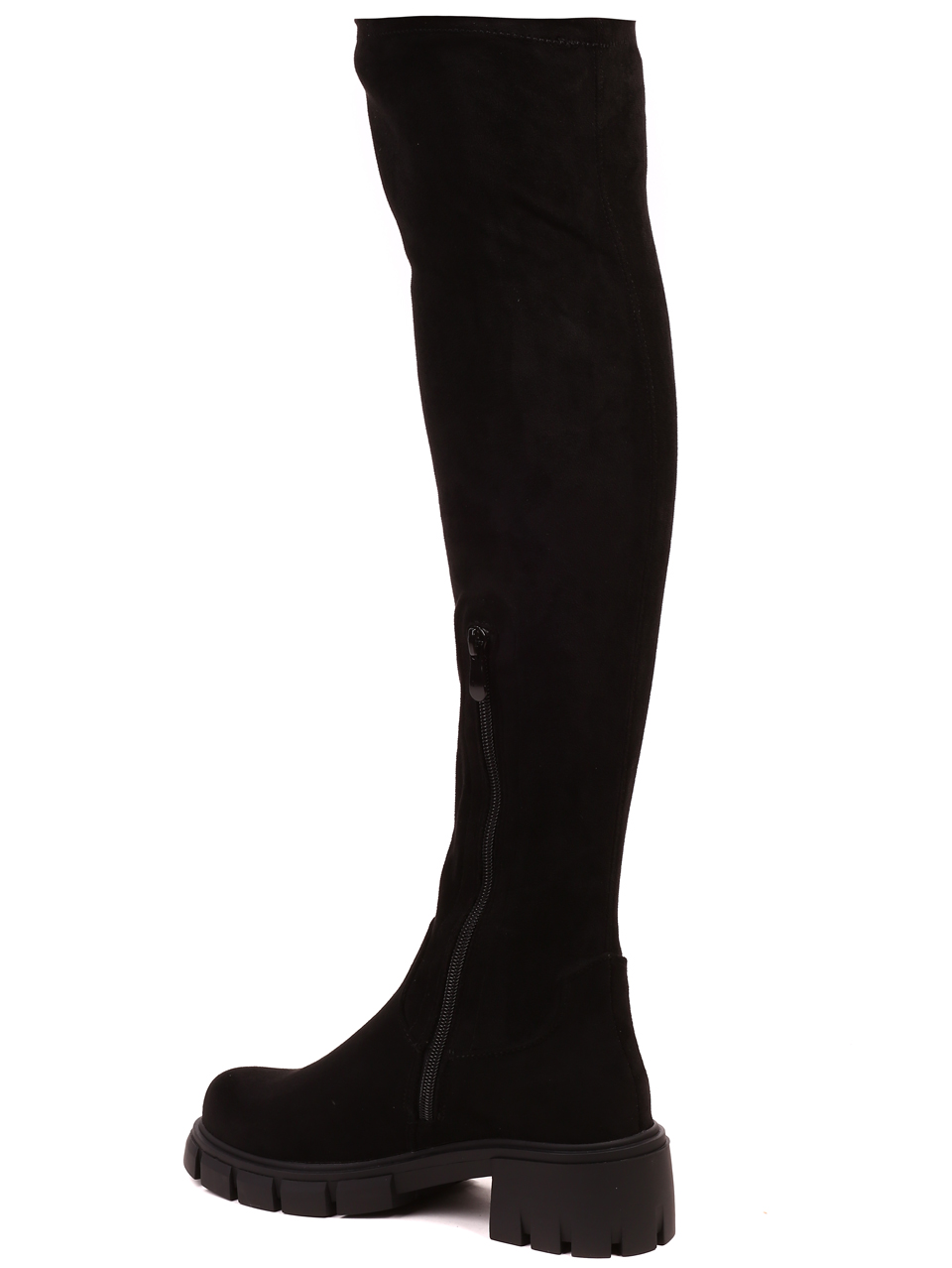 Ежедневни дамски ботуши в черно 1R-22504 black