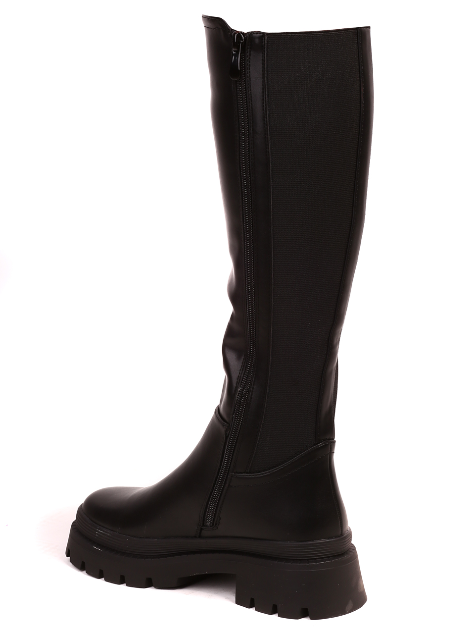 Ежедневни дамски ботуши в черно 1R-22510 black