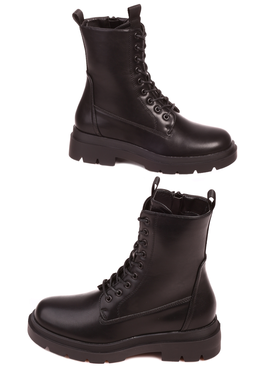 Ежедневни дамски боти в черно 2R-22515 black