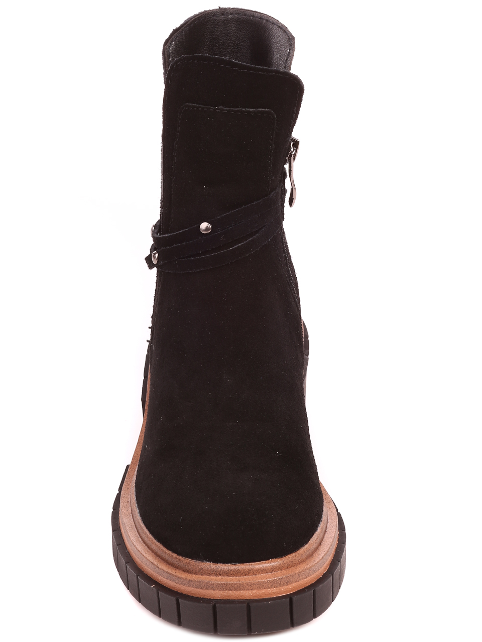 Ежедневни дамски боти в черно 2AF-22652 black