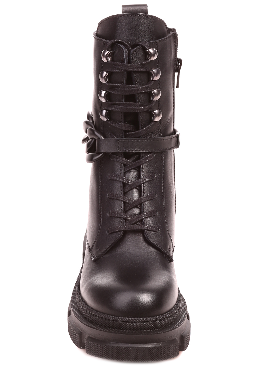 Дамски боти от естествена кожа в черно 2AB-22762 black