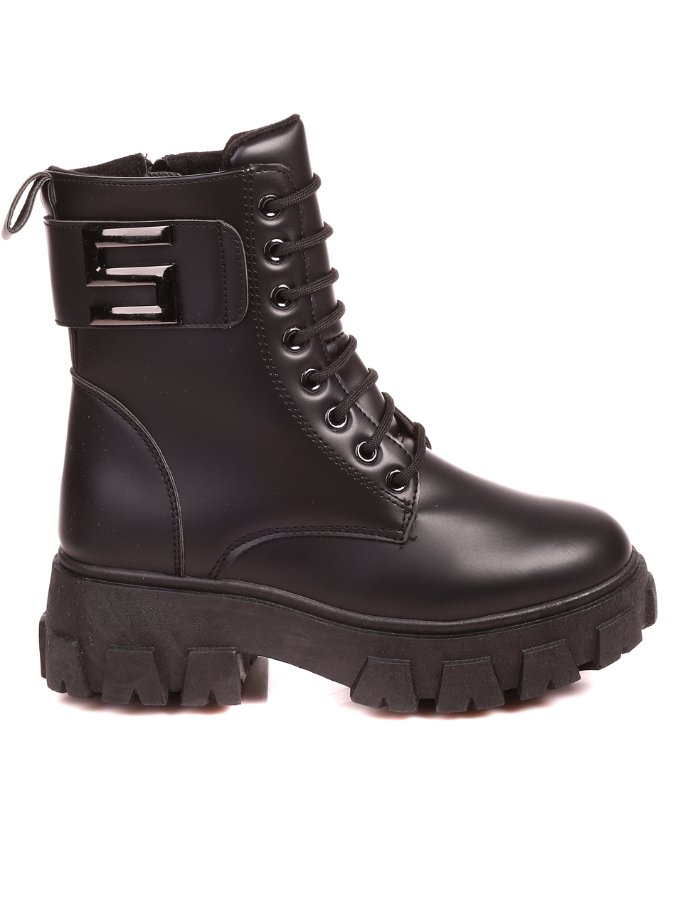 Ежедневни дамски боти в черно 2U-22529 black