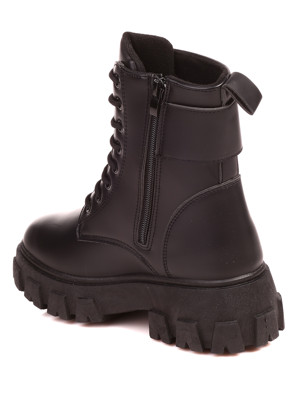 Ежедневни дамски боти в черно 2U-22529 black