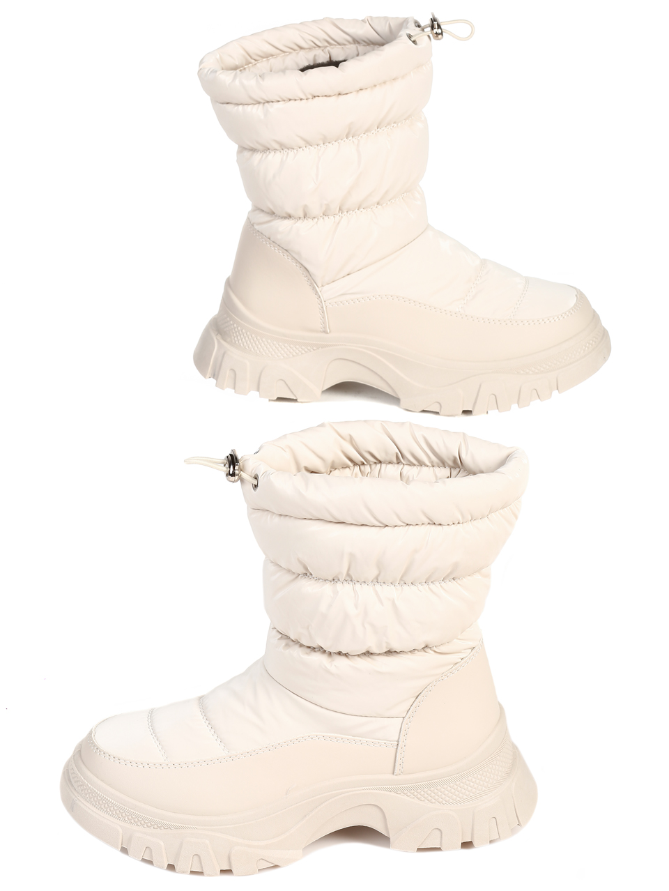 Ежедневни дамски топли апрески в бежово 2U-22551 beige