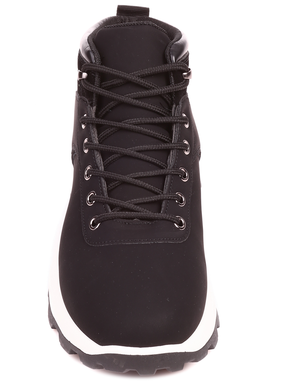 Ежедневни мъжки боти в черно 6U-22593 black