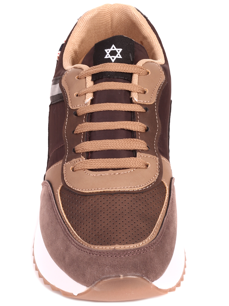Ежедневни мъжки обувки в кафяво 7U-22595 brown