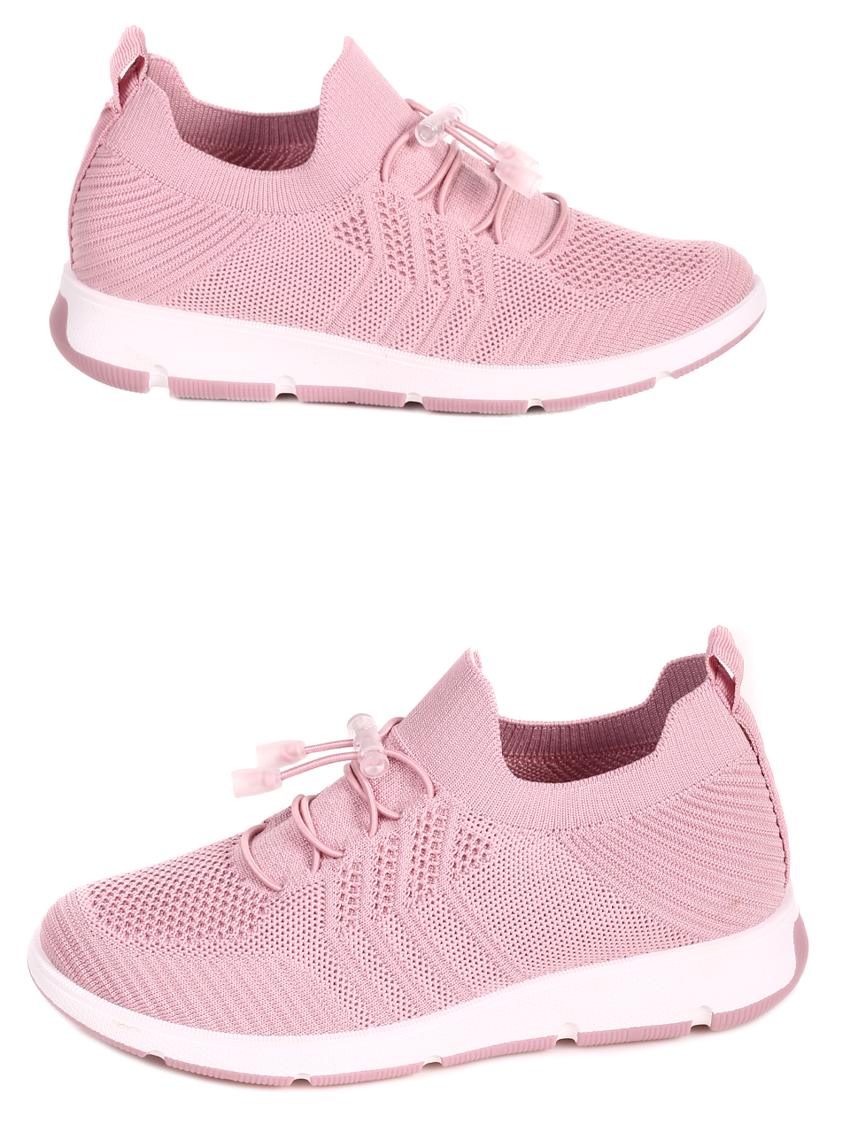Ежедневни дамски комфортни обувки в розово 3U-22710 pink