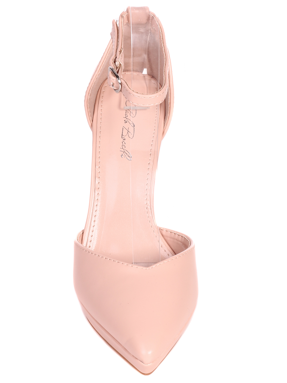 Елегантни дамски обувки на висок ток 3M-23002 beige