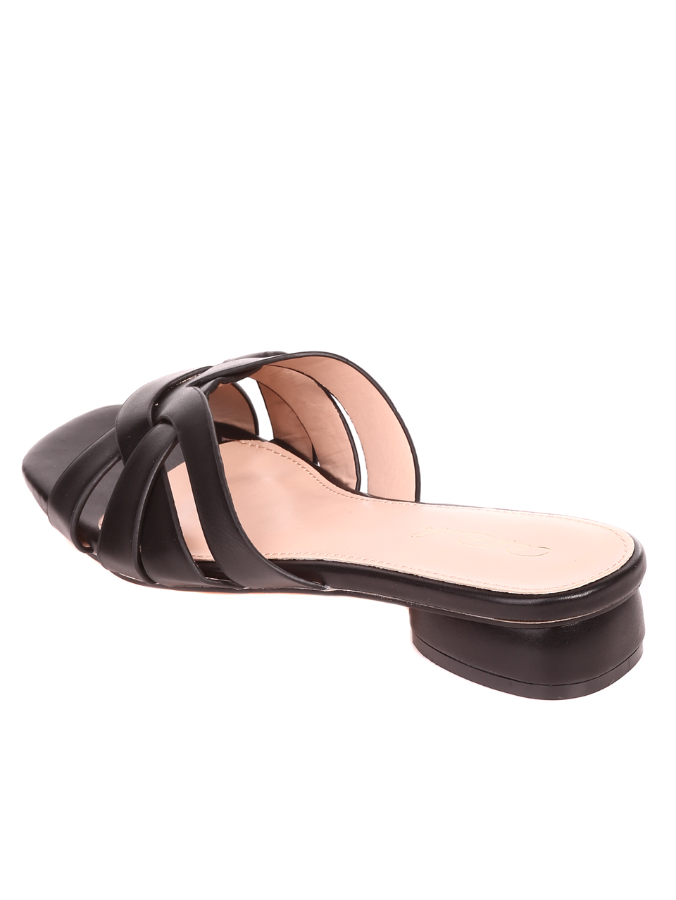 Ежедневни дамски чехли в черно 5M-23030 black