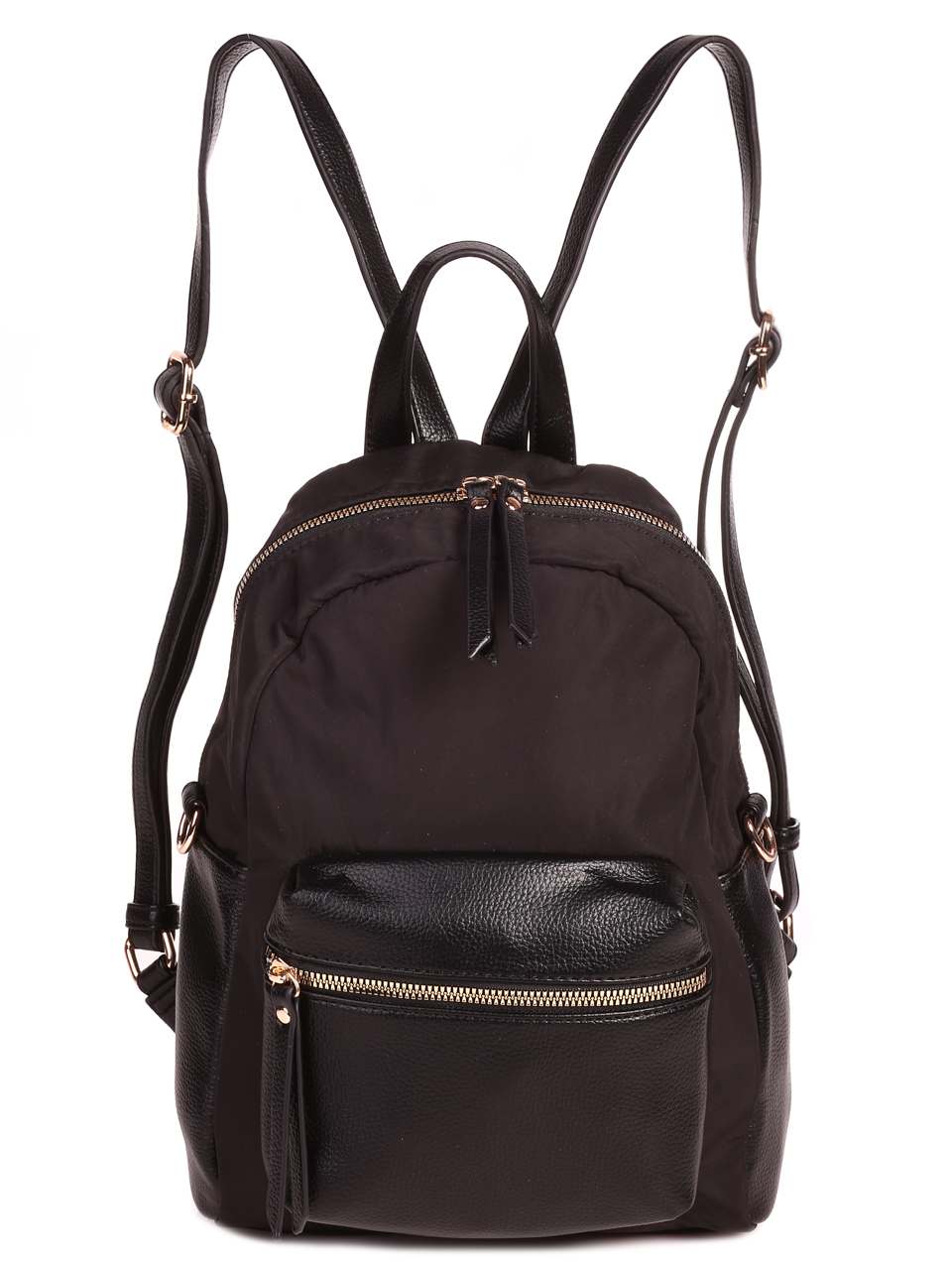 Дамска изчистена раница в черно 9Q-23081 black